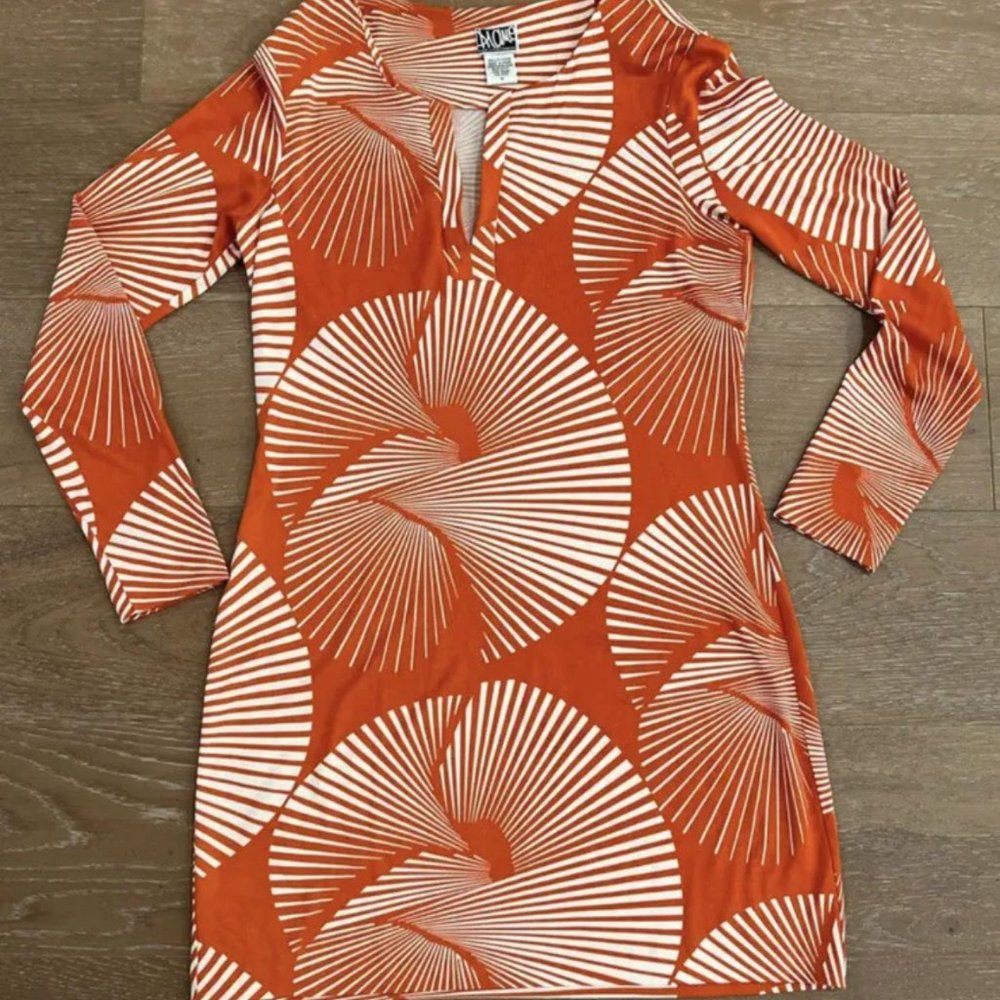 Diane von Furstenberg Reini Mini Dress Shifted Wings Ivory Silk Size 10